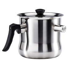 Stainless Steel Double Wall Milk Boiling Pot With Antislip-2L