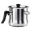 Rustproof Stainless Steel Double Wall Milk Pot Saucepan With-2L 1
