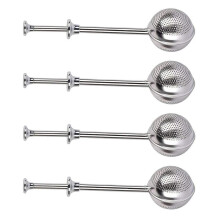 4 Pack Powder Shaker Rustproof Impeccable Steel Texture Suitable