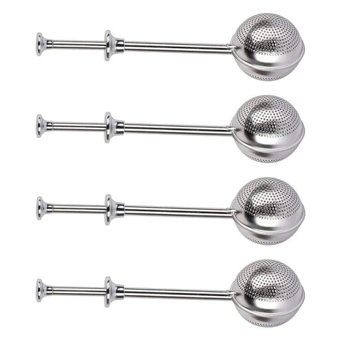 4 Pack Powder Shaker Rustproof Impeccable Steel Texture Suitable
