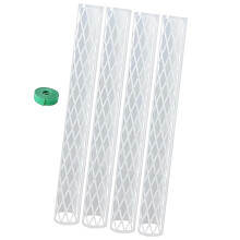 1 set 16 inch kunststof plantensteunstaven voor binnen- en-A