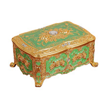 Decoratieve sieradenorganizer met delicate bloemenreliëf-Groente