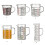 Ergonomic Handle Glass Measuring Cup Produced For Accurate-4 5