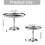 RVS Cake Dienblad Hoogbetaald Dessert Fruit Display Schotel-S 4
