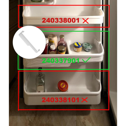 ABS Freezer Storage Drawer Replacement Compatible Several Fridge 1