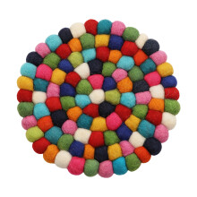 Napperon résistant à la chaleur pliable pour table à-Rond 20CM