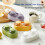 Oversized Ice Cubes Molds Silicone 2 Spheres Ice Tray-Yellow 7