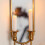 Metal Candle Sconces Candlestick Holders Wall Mount-1 pack 5