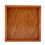 Quadratisches Teetablett aus Holz, 20 x 20 cm 1