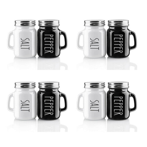 Ensemble de salière et poivrière style ferme 120 ml