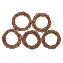 12 cm Rattan Wreath Ring – 5 Pack