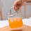 Large 550ML Glass Cup With Purse Shape Creative Clear Handbag 4