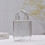 Large 550ML Glass Cup With Purse Shape Creative Clear Handbag 7