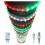 30ft Red White Green LED Rope Lights Kit 1