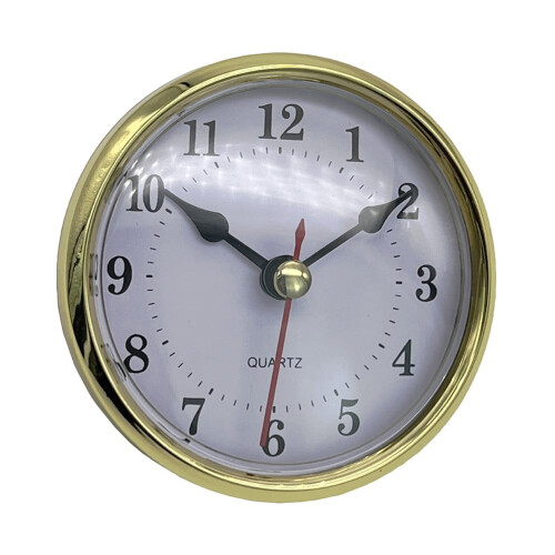 80mm Quartz Clock Insert with Rubber Ring