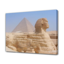 Egypt Giza Sphinx Canvas Poster Desert Scene