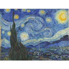 Starry Night Canvas Poster Framed or Unframed