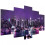 5-Piece Cityscape Canvas Wall Art, Modern NYC Decor 1