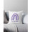 Rainbow Decorative Pillow Cover for Preemie Purple Theme 1
