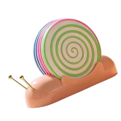 Ensemble de 6 sous-verres pratiques mais élégants avec de-Rose 1