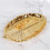 Elegant Ceramic Golden Leaf Shape Decorative Tray For Jewelry 3