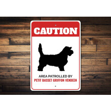 Petit Basset Griffon Vendéen Metal Sign 8 x 12 in
