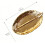 Elegant Ceramic Golden Leaf Shape Decorative Tray For Jewelry 5
