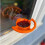 Simple Window Mounted Bird Feeder Easy-Imitation wood color 7