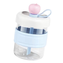Handige reisvriendelijke Cold Brew-koffiekop met-Blauw