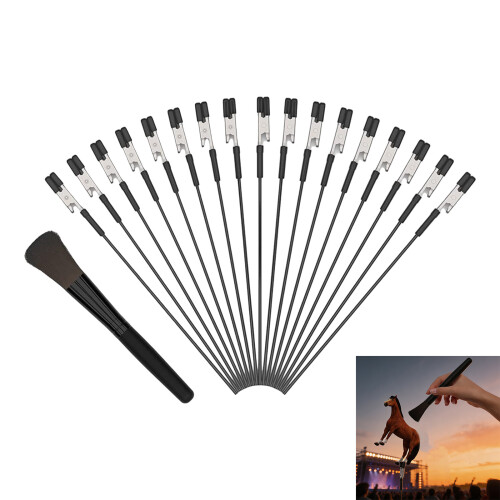 Versatile Rubber Head Alligator Clip Brushes 45Pcs For Home And 1