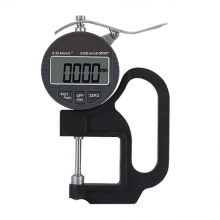 Elektronisches Mikrometer mit digitaler Dickenmessung (0–25,4 mm / 1 Zoll, 0,0005 Zoll / 0,00005 Zoll Auflösung) – auch für Leder geeignet
