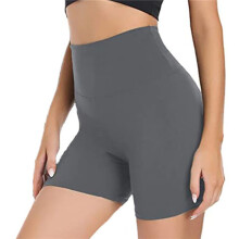 High Waist Tummy Control Shapewear Panties, Shapewear for Women, Tummy Control Slip Shorts Dark Gray S