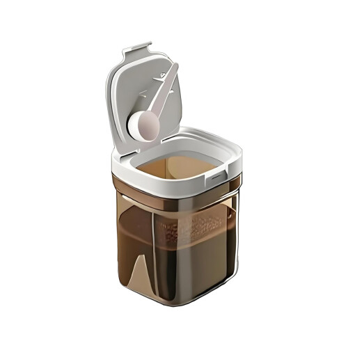 Practical Dry Goods Container Designed With-M tea color
