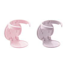 Foldable Drillless Coffee Cup Holder Wall-purpless pink