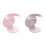 Foldable Drillless Coffee Cup Holder Wall-purpless  pink 1