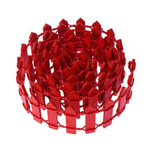 Handmade Wooden Picket Fence For Building Miniature Garden-Red
