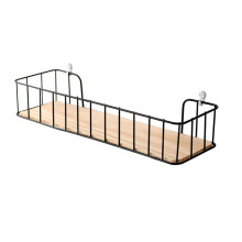 Wall Mounted Iron and Wood Shelf 44.9cm