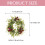 Artificial Berry Candle Ring Wreath (2 pcs) 2