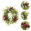 Artificial Berry Candle Ring Wreath (2 pcs) 4