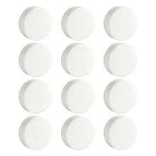 12 Stuks Lichtgewicht Wit Schuim Cirkels 3Inch Polystyreen