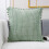 Plush Pillowcase with Pom-poms Green Polyester 5