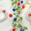 Red White Blue Flower Wreath For Independence Day Festivities-B 5