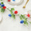 Red White Blue Flower Wreath For Independence Day Festivities-B 7