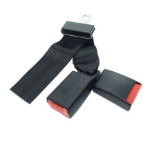 Universal One Support and Two Extension Belt Car Rear Two-seat Seat Safety Belt Connector