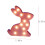 Lampe lapin LED décorative en plastique pour chambre 3