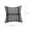 Linen Pillowcase with Lattice Edge Design 45x45 cm 4