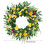 Artificial Spring Wreath 60X60cm Realistic Simulation Flower 2