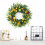Artificial Spring Wreath 60X60cm Realistic Simulation Flower 3