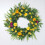Artificial Spring Wreath 60X60cm Realistic Simulation Flower 5