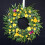 Artificial Spring Wreath 60X60cm Realistic Simulation Flower 6